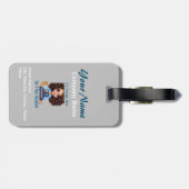 冒険人形の旅行時間 ラゲッジタグ (裏面横)