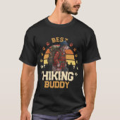 冒険好きなアメリカンヘアレス・テリアのハイカー Tシャツ (正面)