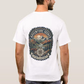 冒険好きな人のためのハイキングシャツ Tシャツ (裏面)