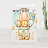 冒険好きな小さな野生動物 カード (正面)