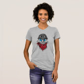 冒険好きな猫 Tシャツ (正面フル)