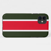 冒険好はっきりしたきな鮮やかな赤モダンい森のストライプ Case-Mate iPhoneケース (裏面(横))