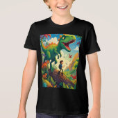 冒険家でディーノ：幻想的な旅 トライブレンドＴシャツ (正面)