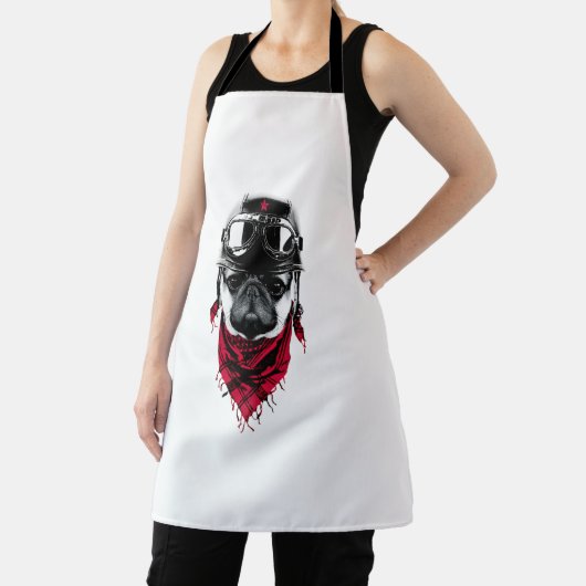 冒険家のパグ エプロン (インサイチュ)