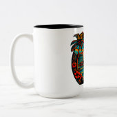 冒険家のマグカップ:あなたのビーチサイドコンパニオン ツートーンマグカップ (左)