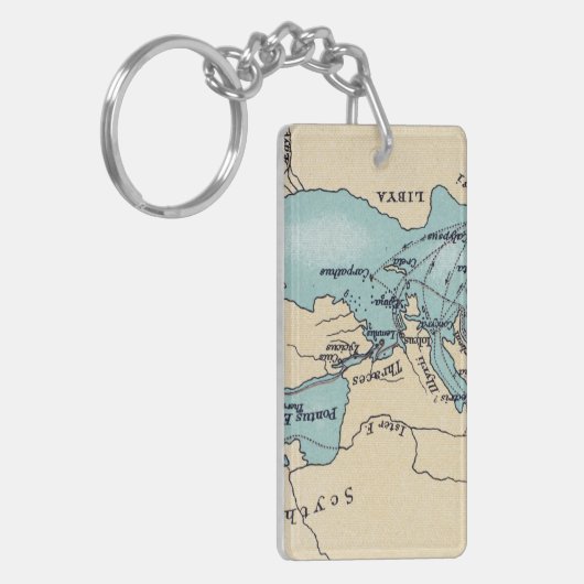 冒険家の旅行 キーホルダー (正面左)