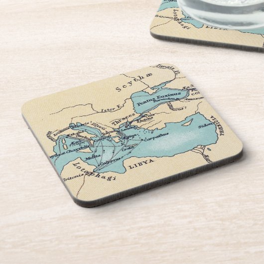 冒険家の旅行 コースター (左側)