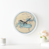 冒険家の旅行 ラージ壁時計 (ホーム)