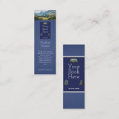 冒険小説のブックサイン用のブックマーク スキニー名刺 (正面/裏面)