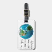 冒険引用文ラゲッジタグ ラゲッジタグ (正面縦)