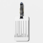 冒険引用文ラゲッジタグ ラゲッジタグ (裏面縦)