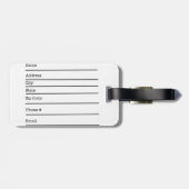 冒険引用文ラゲッジタグ ラゲッジタグ (裏面横)