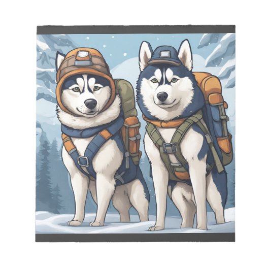 冒険待ち、雪片ベックン ノートパッド (正面)