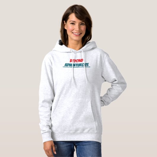 冒険心に富んだTシャツ パーカ (正面フル)