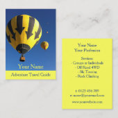 冒険旅行ガイド 名刺 (正面/裏面)