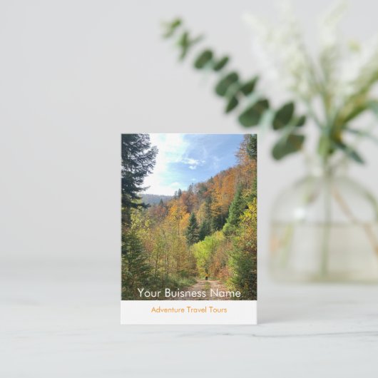 冒険旅行ガイド 名刺 (スタンド正面)