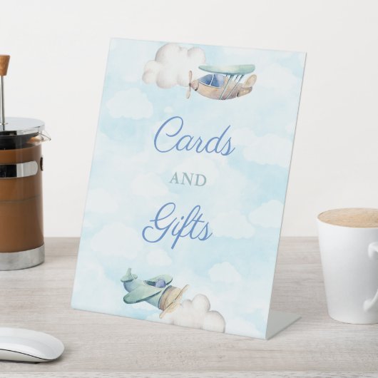 冒険旅行テーマベビーシャワーカードとギフト 台座サイン (インサイチュ)