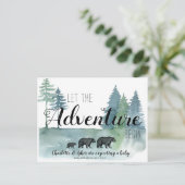 冒険水素朴色が妊娠中 案内ポストカード (スタンド正面)