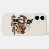 冒険犬ハイキングマウンテンフォンケース Case-Mate iPhoneケース (裏面 (横))