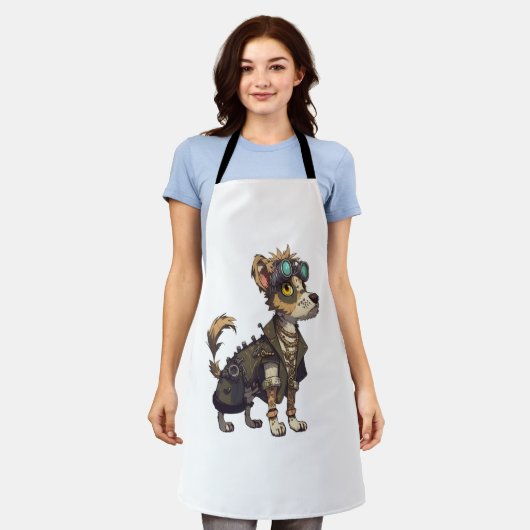 冒険犬 エプロン (着用した状態)