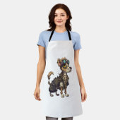 冒険犬 エプロン (着用した状態)