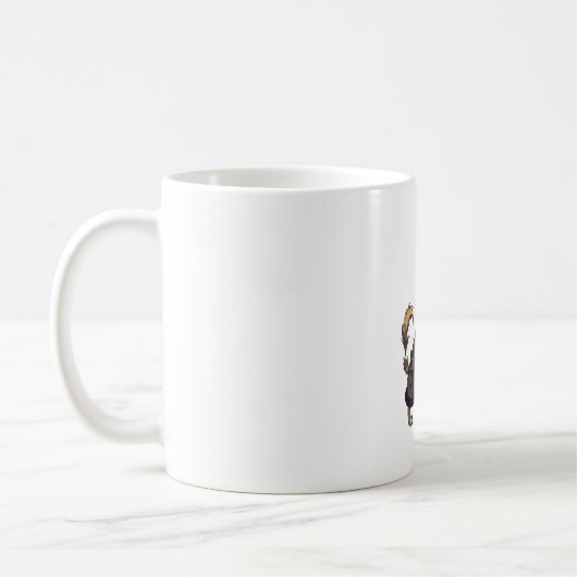 冒険犬 コーヒーマグカップ (左)