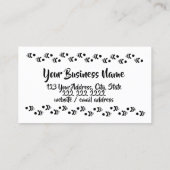 冒険的なくまトラック 名刺 (裏面)