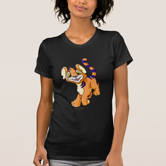 冒険的なオレンジKougra Tシャツ (正面)