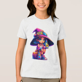 冒険的なリトルウィッチ – カラフル魔法旅行 トライブレンドTシャツ