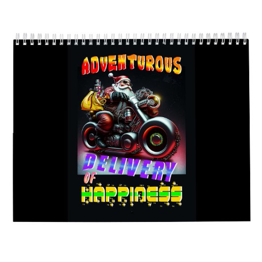 冒険的な幸福の届け カレンダー (裏面)