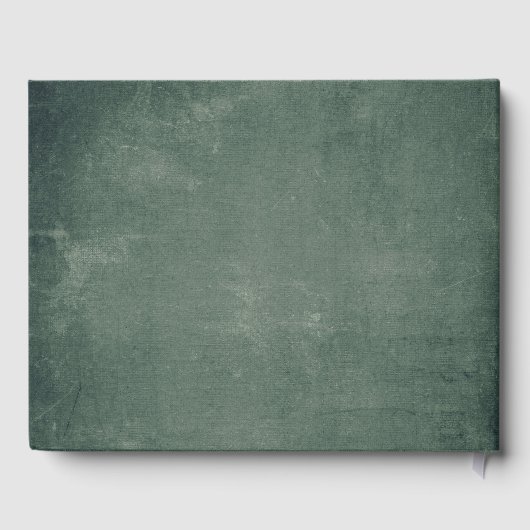 冒険素朴が始まるグリーンシャルボードウェディング ゲストブック (裏面)