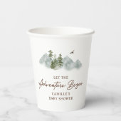 冒険素朴に赤ちゃんシャワーを始めよう 紙コップ (裏面)