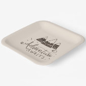 冒険素朴をテーマにした赤ちゃんシャワー ペーパープレート (傾斜あり)