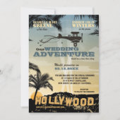 『冒険結婚』結婚式招待状 招待状 (正面)