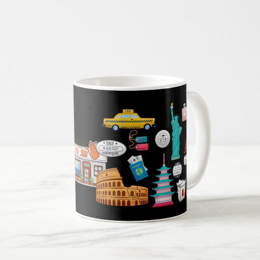 冒険者と家族の休暇 コーヒーマグカップ (正面右)