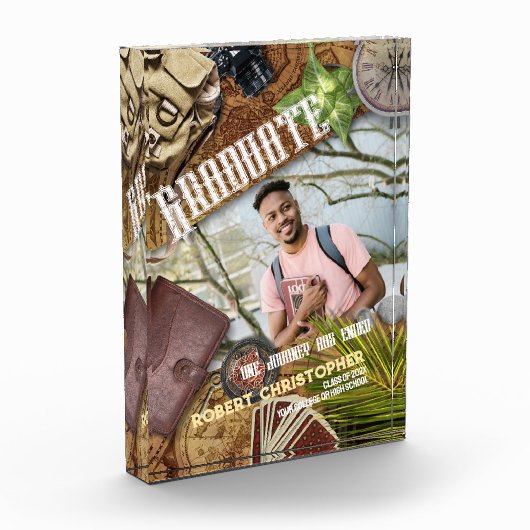 冒険者の卒業発表をパーソナライズ フォトブロック (左)