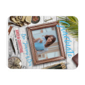 冒険者の卒業発表をパーソナライズ マグネット (横)