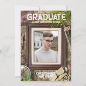 冒険者の卒業発表をパーソナライズ 招待状 (正面)