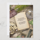 冒険者の卒業発表をパーソナライズ 招待状 (裏面)