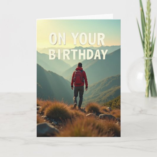 冒険者の誕生日カード カード (正面)