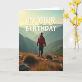 冒険者の誕生日カード カード (黄色い花)