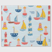 冒険航海の ラッピングペーパー (フラット)