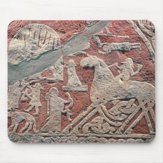 冒険談を説明する姿の詳細 マウスパッド (正面)