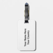 冒険|の荷物のラベル ラゲッジタグ (裏面縦)