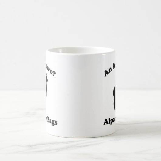 冒険?アルパカマイバッグコーヒーマグ コーヒーマグカップ (中央)