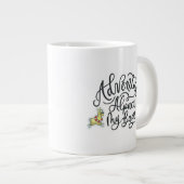 冒険？アルパカマイバッグ ジャンボコーヒーマグカップ (正面右)