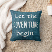 冒険（スリープ）を開始する – 両面 クッション (ブランケット)