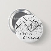 "冒険"山の標準2 1/4インチ選んで下さい 缶バッジ (正面&裏面)