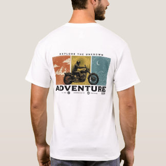 冒険、未知の世界を探検 Tシャツ
