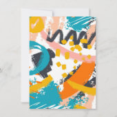 冒険 |金ゴールド写真の卒業発表 招待状 (裏面)